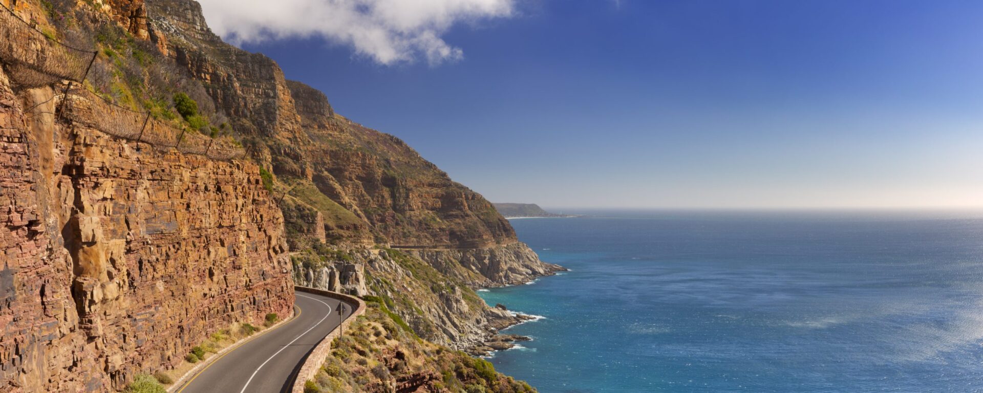 Chapman's Peak Drive near Cape Town in South Africa